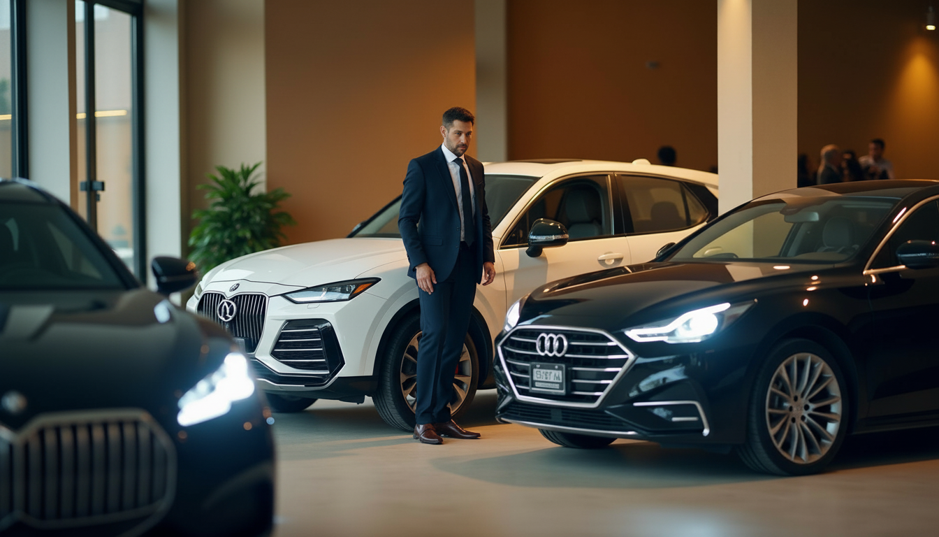 Professional valet service at upscale Cleveland venue